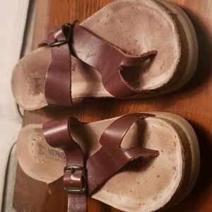 Mephisto Helen Leather Sandals